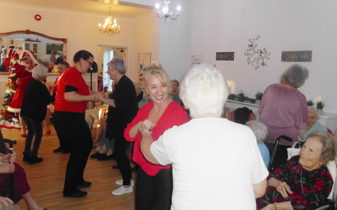 Festive party fun at Woodstock Residential Care Home