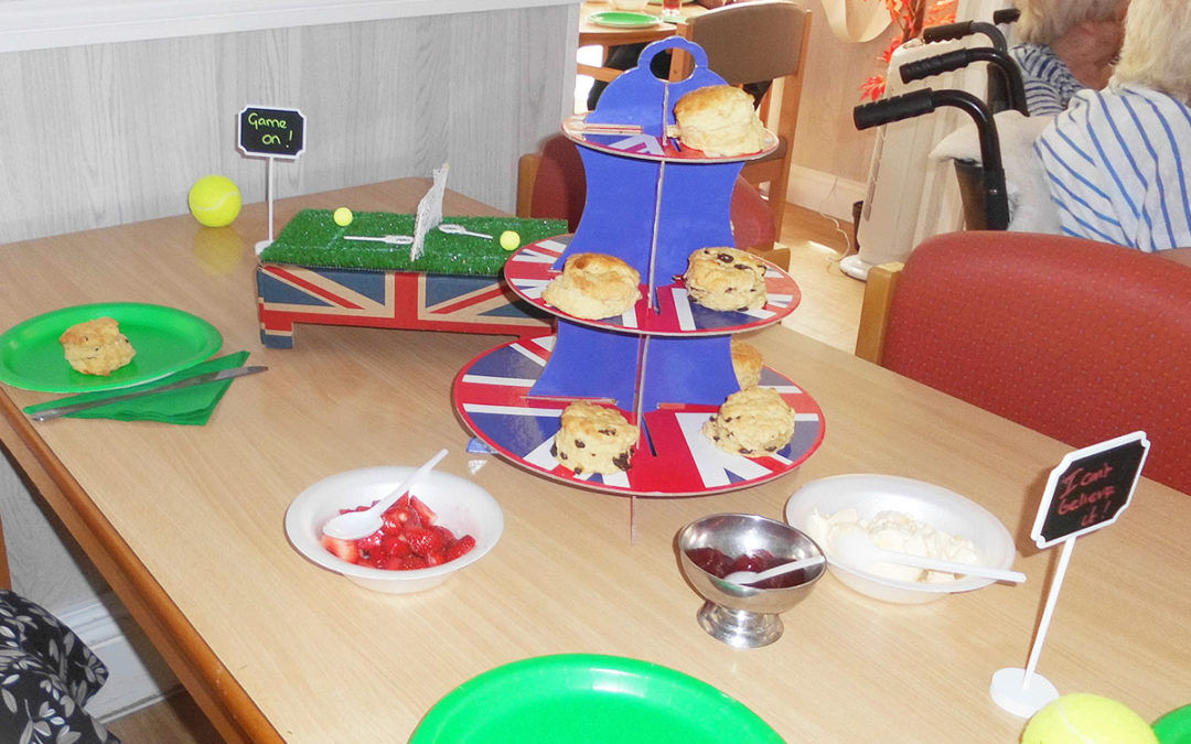 Cream teas, chocolate and Wimbledon at Woodstock Residential Care Home