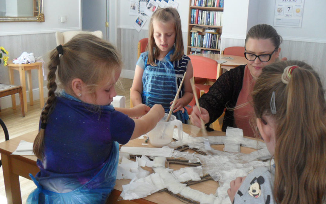 Woodstock Residential Care Home welcomes staff children for pirate crafts