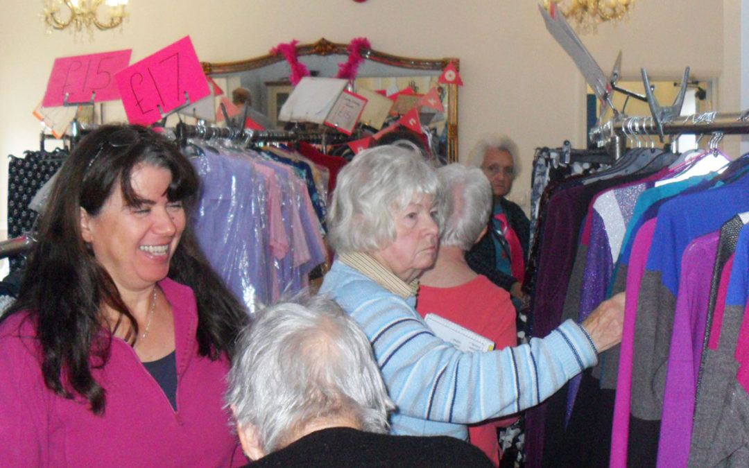Tinas Clothing Shop comes to Woodstock Residential Care Home