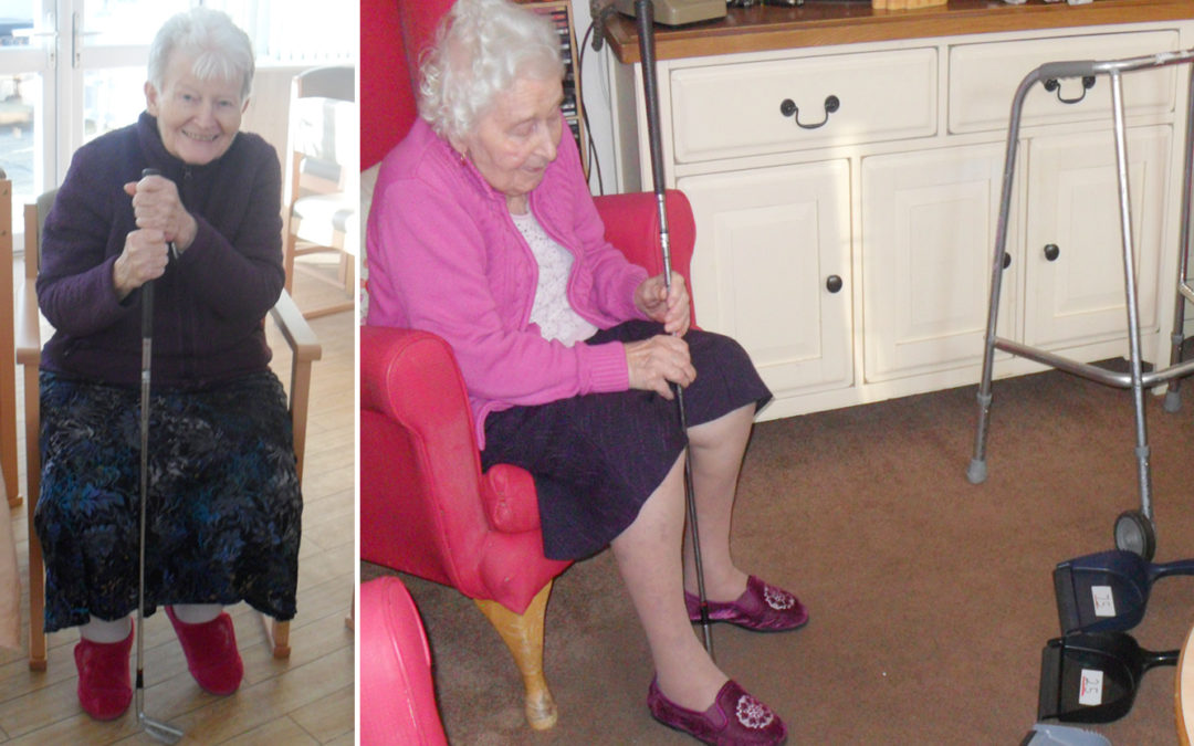 Aiming for a hole in one at Woodstock Residential Care Home