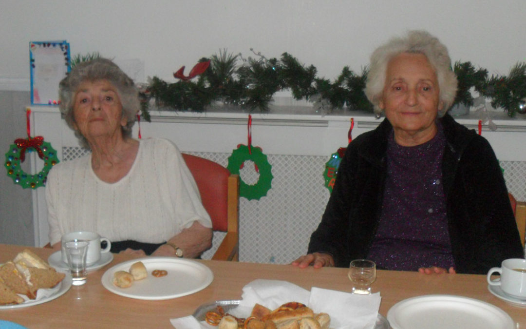 A wintery Christmas Party at Woodstock Residential Care Home