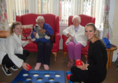Woodstock Residential Care Home receive a visit from Highsted School