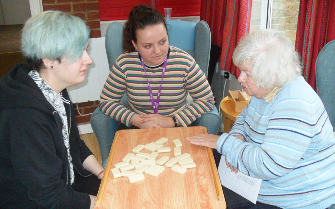 A fun morning with Princes Trust volunteers at Woodstock Residential Care Home