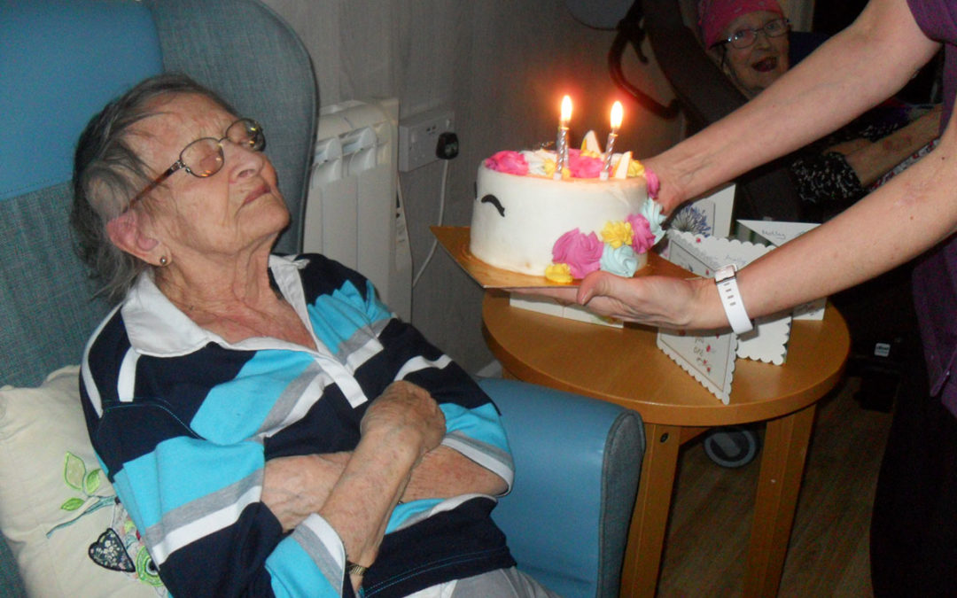 Many happy returns to Molly at Woodstock Residential Care Home