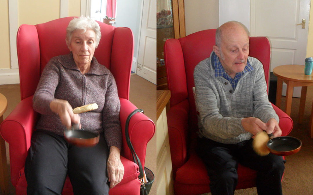 Shrove Tuesday fun at Woodstock Residential Care Home