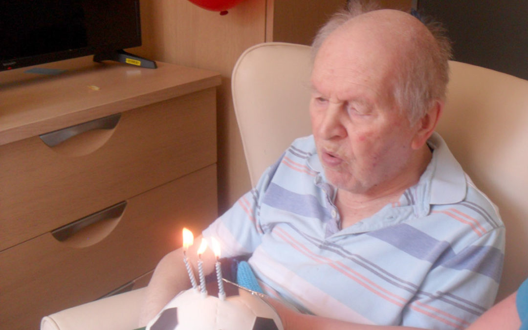 Many happy returns to Alan at Woodstock Residential Care Home