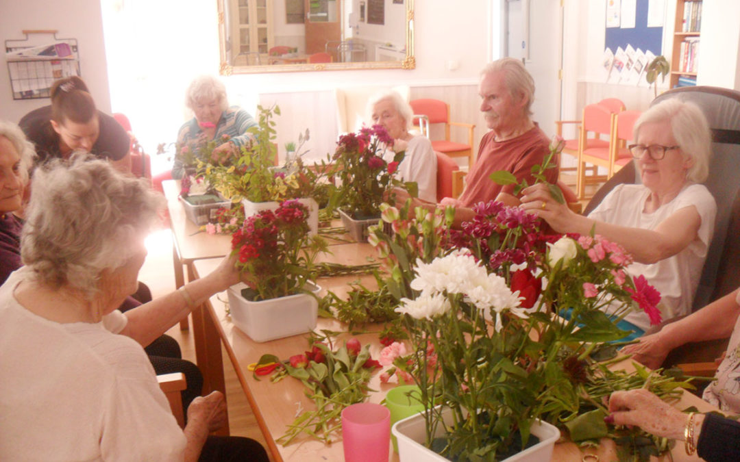 Flower power at Woodstock Residential Care Home