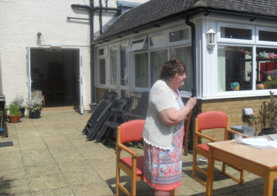 VE Day garden party at Woodstock Residential Care Home 1