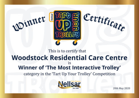 Winners Certificate in Trolley design competition