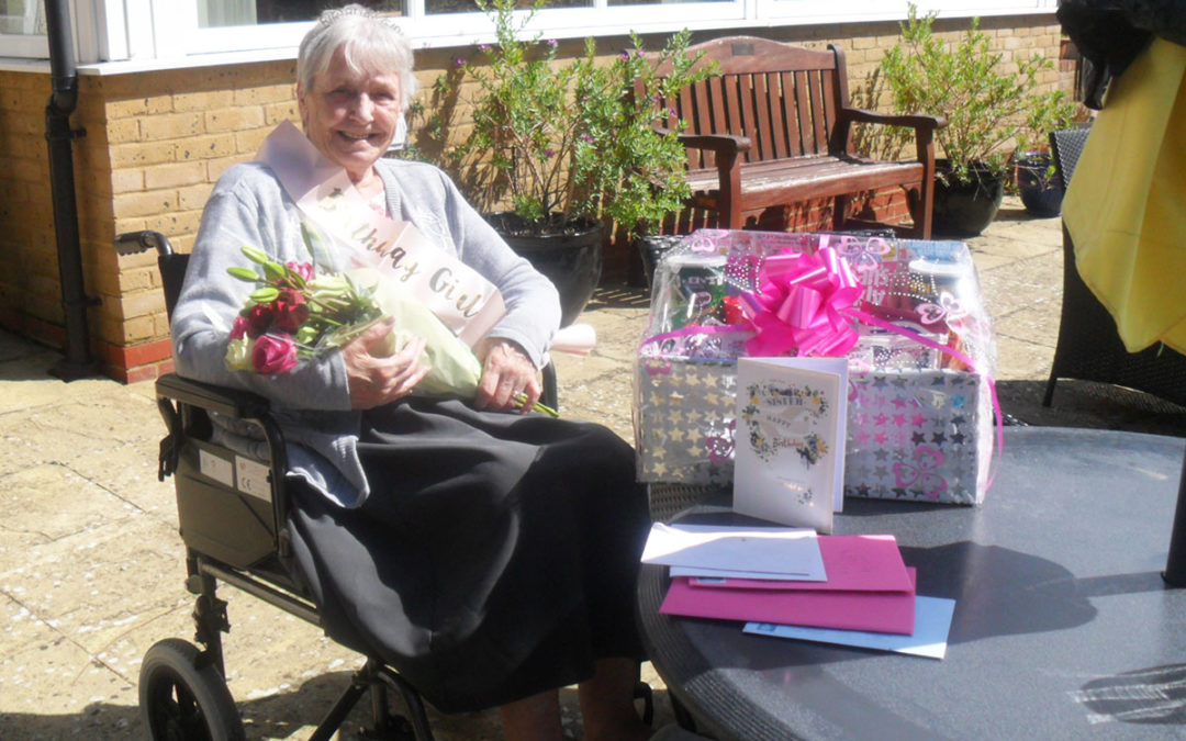 Birthday wishes to Anne at Woodstock Residential Care Home