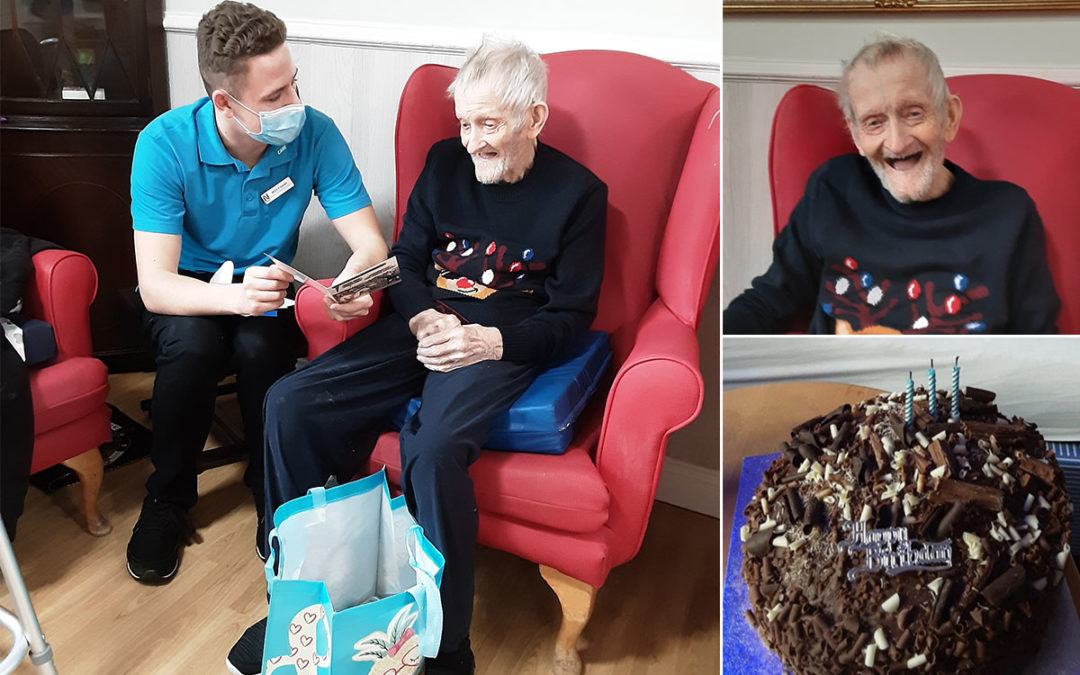 Birthday wishes for Jack at Woodstock Residential Care Home