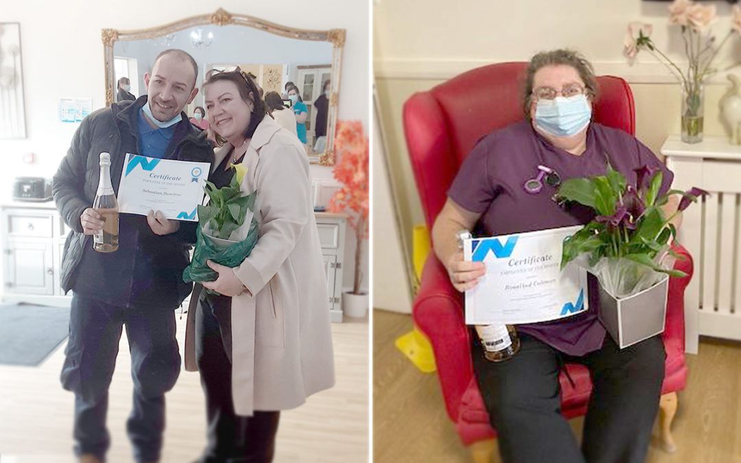 Woodstock Residential Care Home celebrates Employees of the Month
