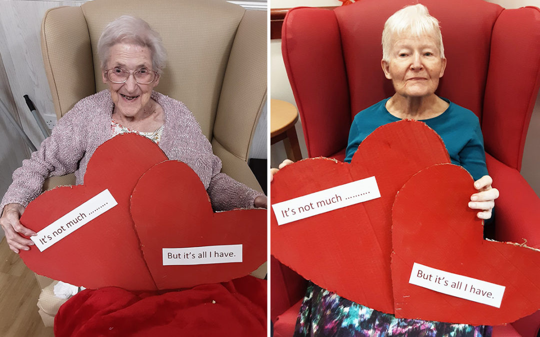 Messages from the heart at Woodstock Residential Care Home