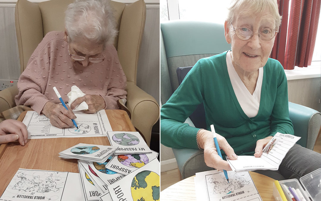 Woodstock Residential Care Home residents perfect their passports
