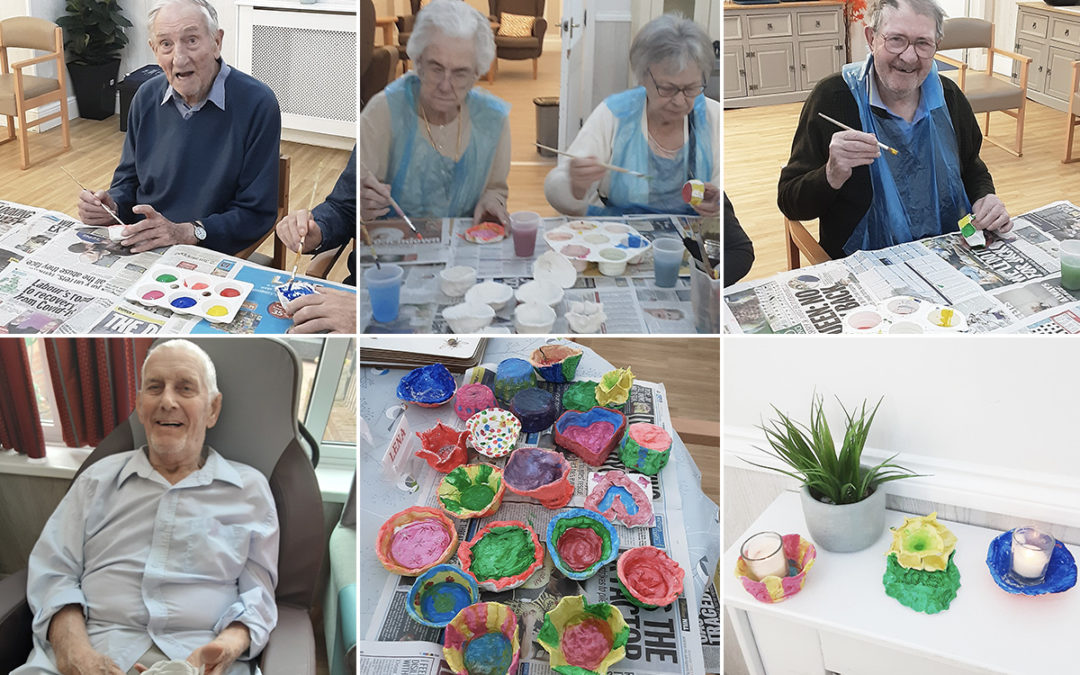 Diwali arts and crafts at Woodstock Residential Care Home