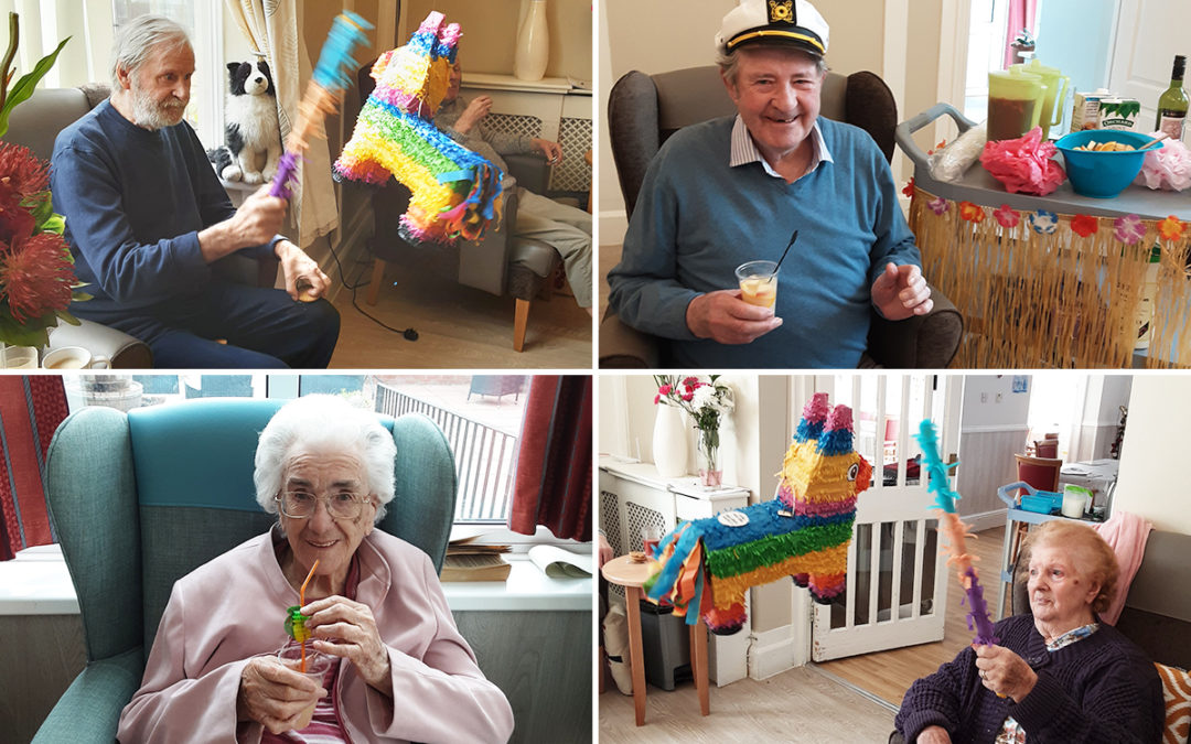 Piñata and cocktail fun at Woodstock Residential Care Home