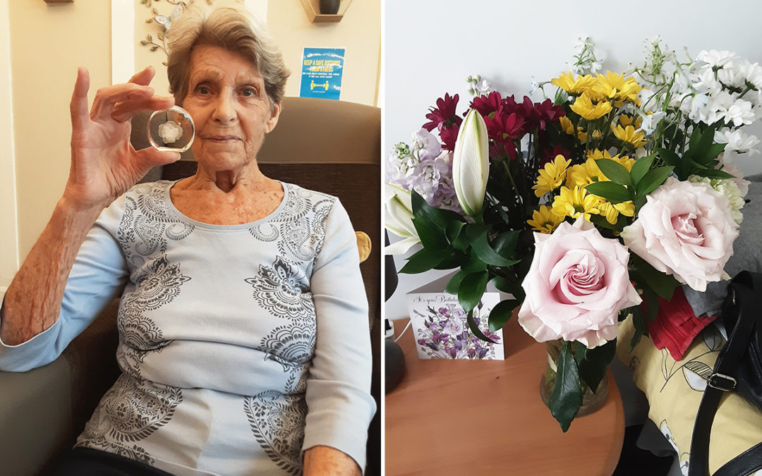 Happy birthday to Rose at Woodstock Residential Care Home