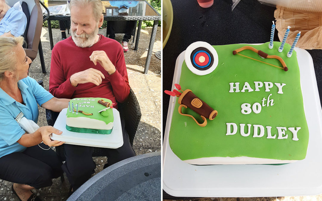 Dudley turns 80 at Woodstock Residential Care Home
