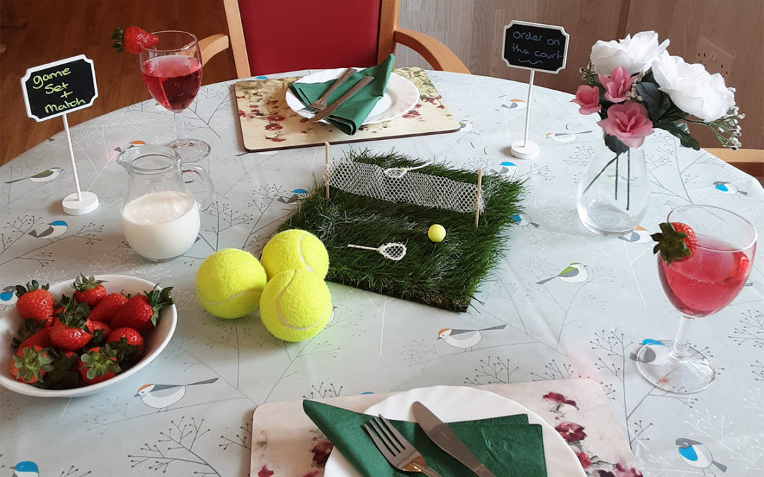 Tennis and football fun at Woodstock Residential Care Home