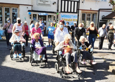 National Alzheimers Day sponsored walk at Woodstock Residential Care Home 4