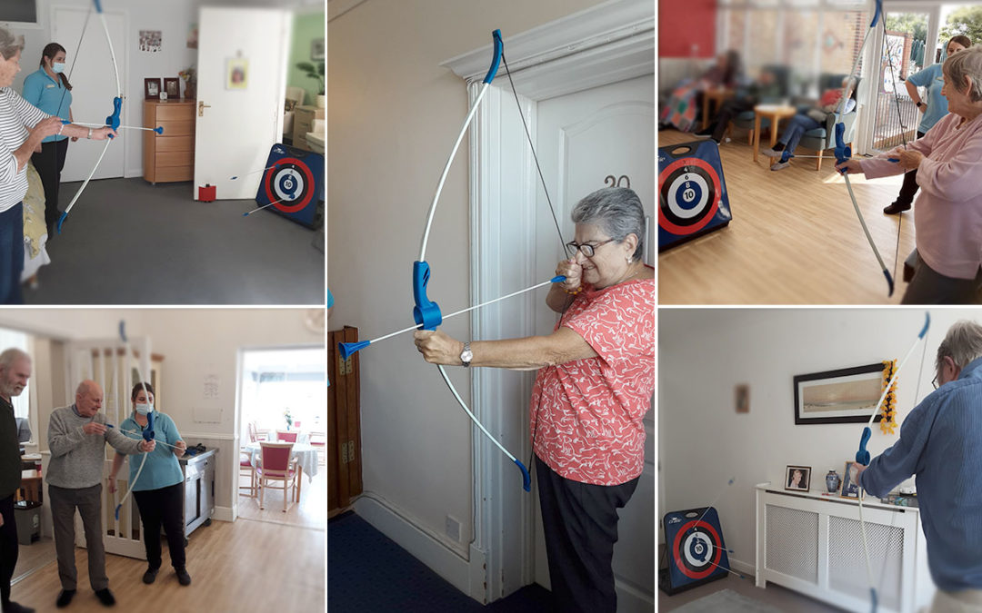 Woodstock Residential Care Home residents enjoy archery competition