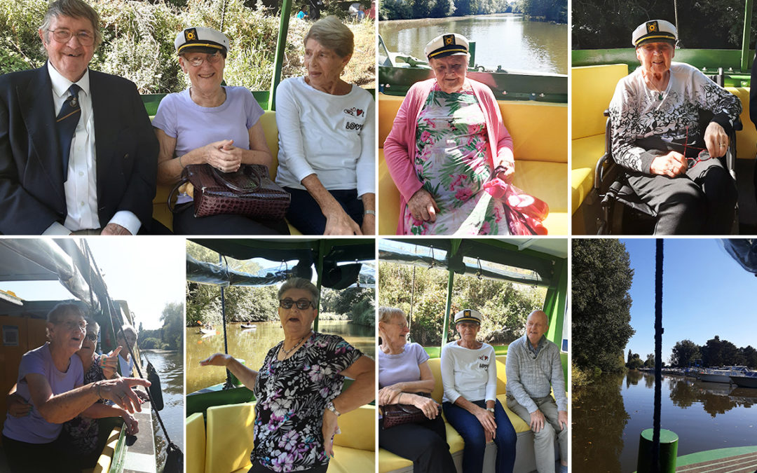 Woodstock Residential Care Home residents enjoy a day of boating
