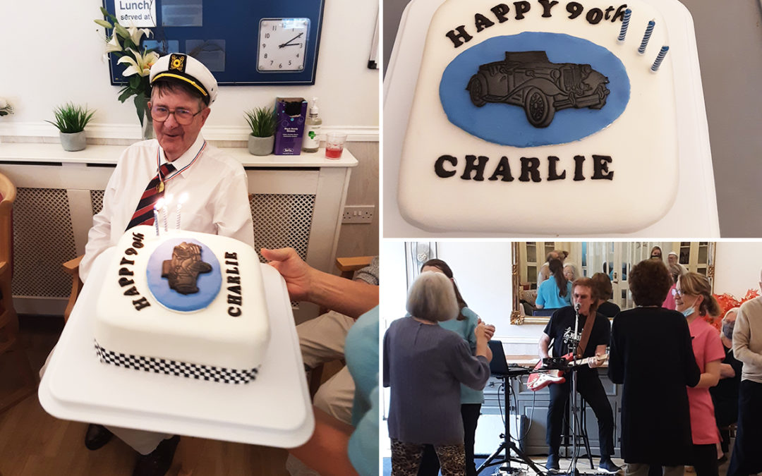 Charles turns 90 at Woodstock Residential Care Home