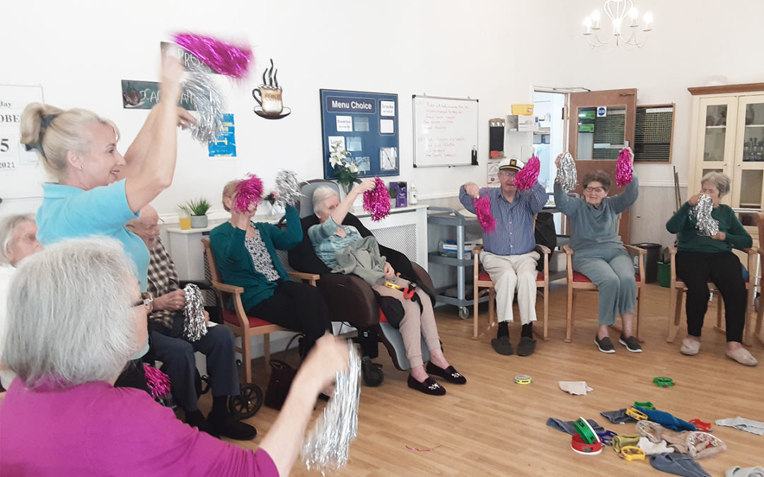 A morning of music and exercise at Woodstock Residential Care Home