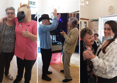 Woodstock Residential Care Home residents enjoying a days
