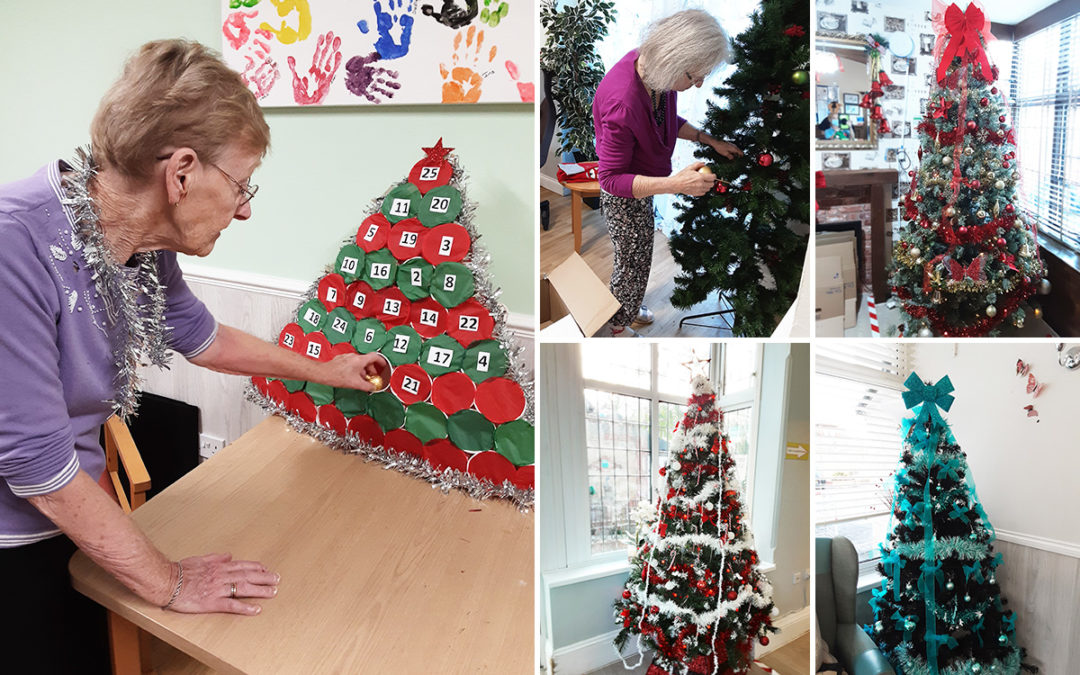 Calendar treats and festive trees at Woodstock Residential Care Home