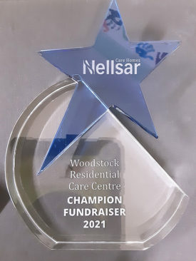 Woodstock's Champion Fundraiser Trophy
