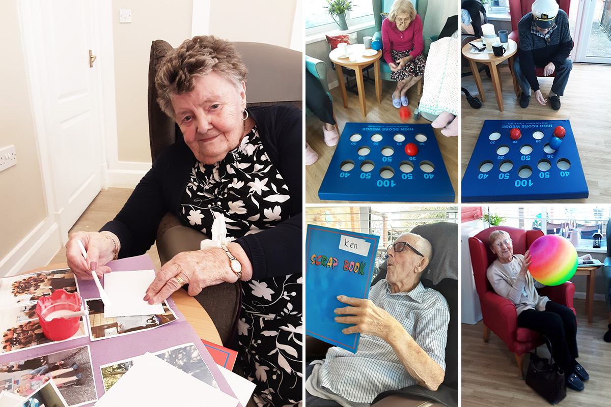 Games and pastimes at Woodstock Residential Care Home