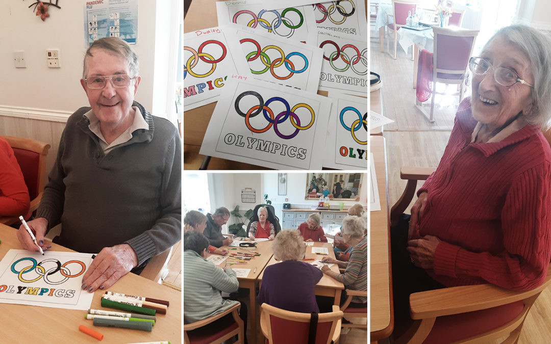 The Winter Olympics come to Woodstock Residential Care Home