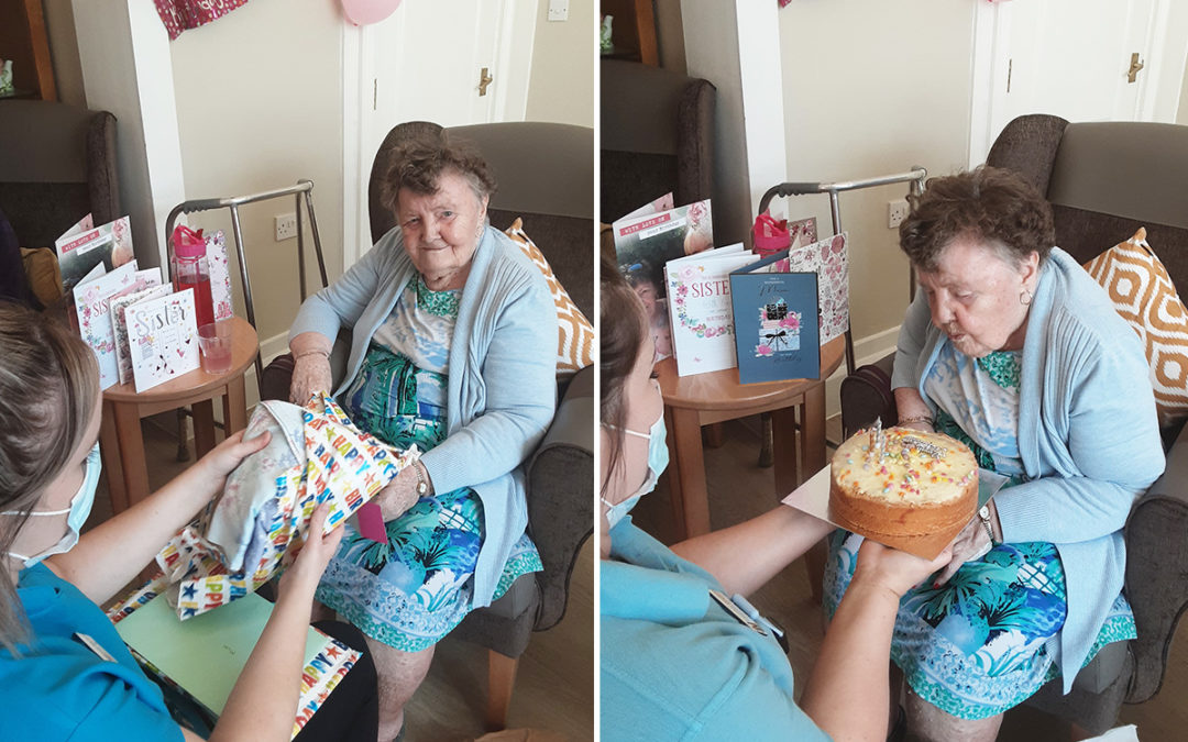 Many happy returns to Iris at Woodstock Residential Care Home
