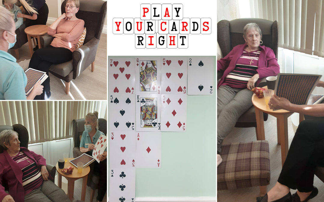 Play Your Cards Right at Woodstock Residential Care Home
