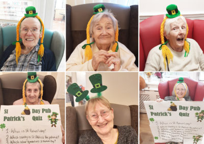 St Patricks Day fun at Woodstock Residential Care Home
