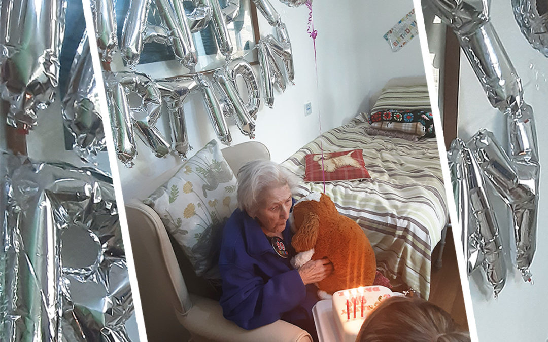 Daphne celebrates her 99 Birthday at Woodstock Residential Care Home