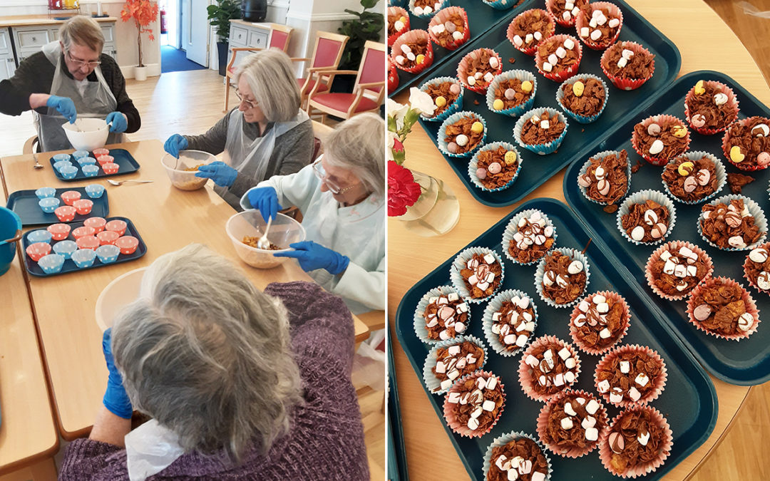 Easter baking at Woodstock Residential Care Home