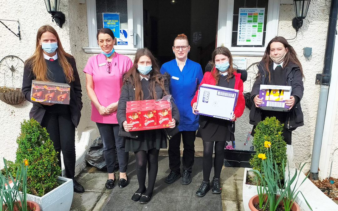 Delicious donations from Oasis Academy at Woodstock Residential Care Home