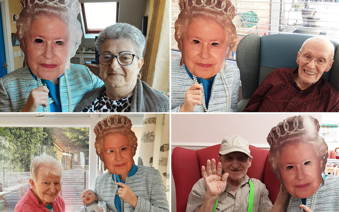 Celebrating the Queens birthday at Woodstock Residential Care Home