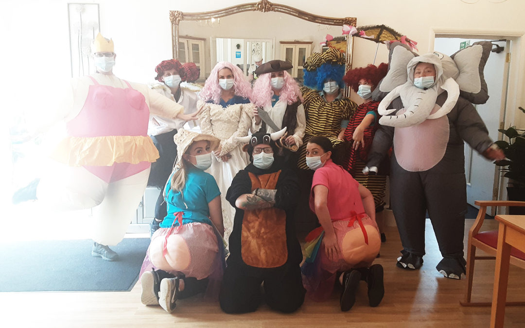 Staff Dress up at Woodstock Residential Care Home
