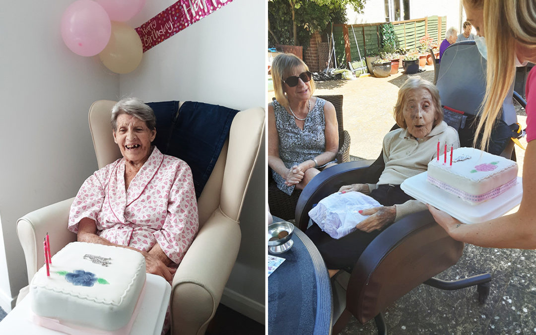 Double birthday celebrations at Woodstock Residential Care Home