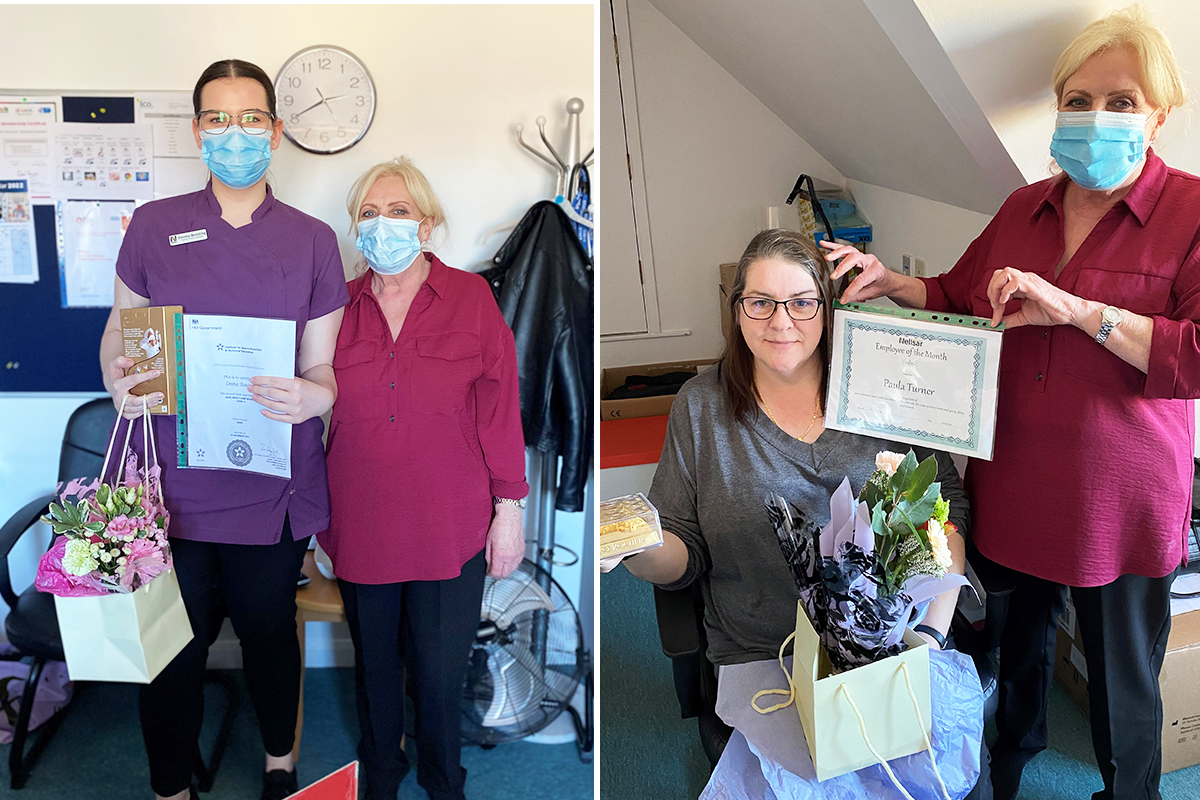 Woodstock Residential Care Home celebrates staff achievements