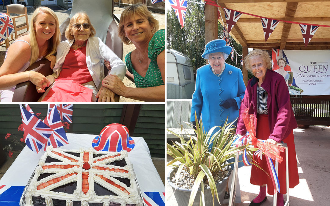 Jubilee crafts and street party at Woodstock Residential Care Home