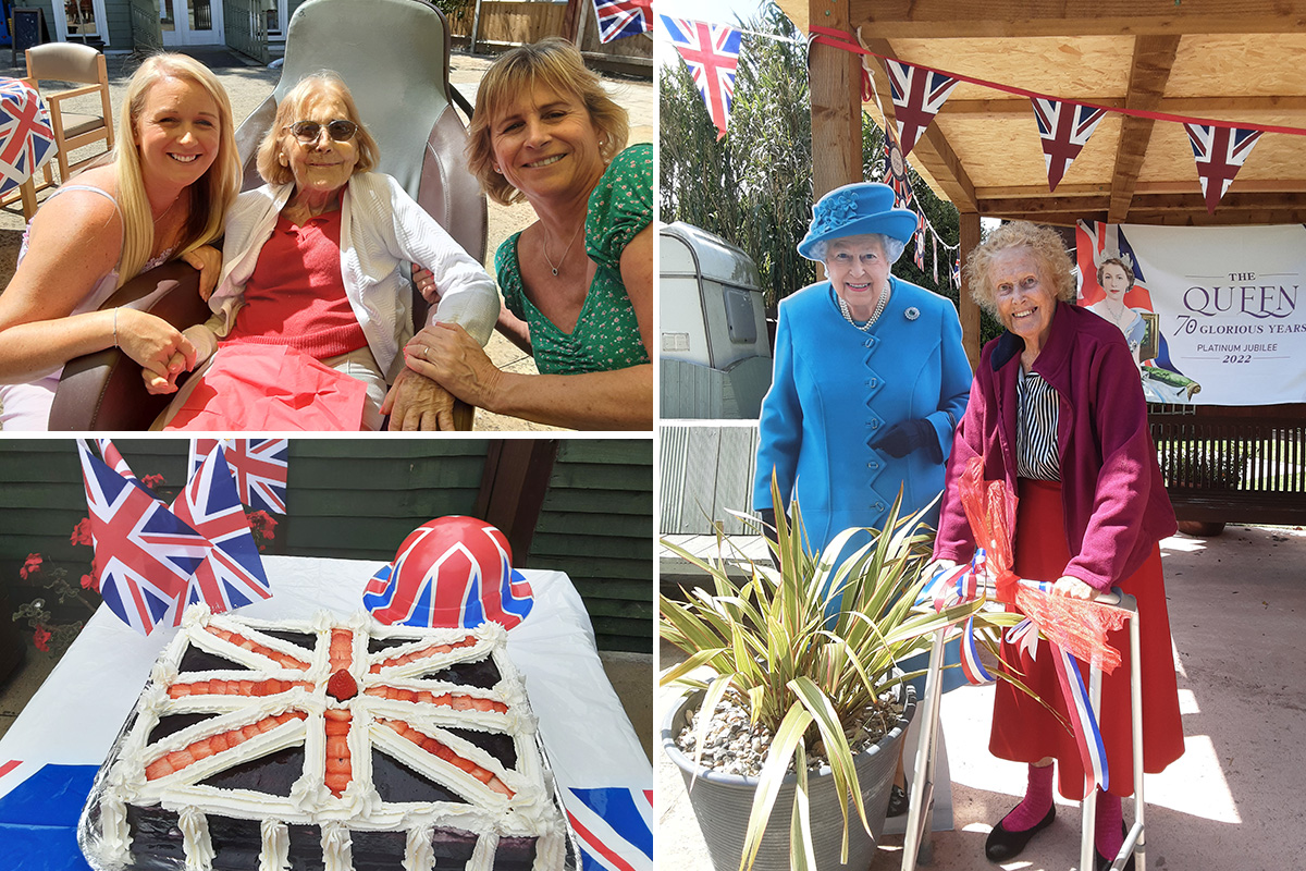 Jubilee crafts and street party at Woodstock Residential Care Home