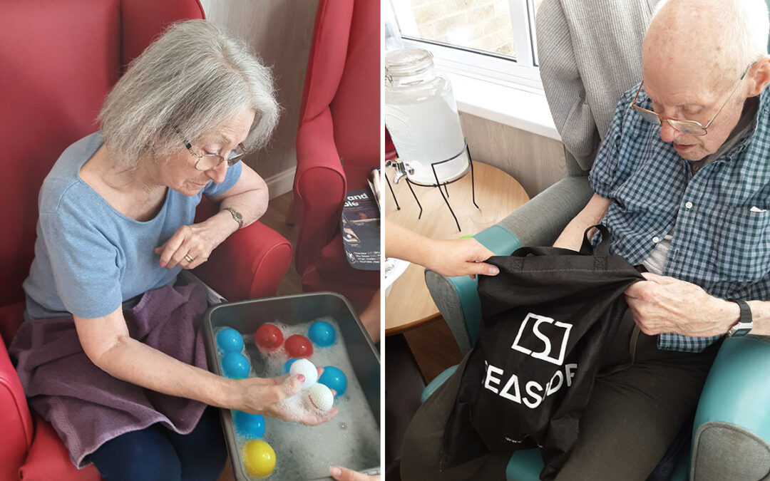 Sensory games at Woodstock Residential Care Home