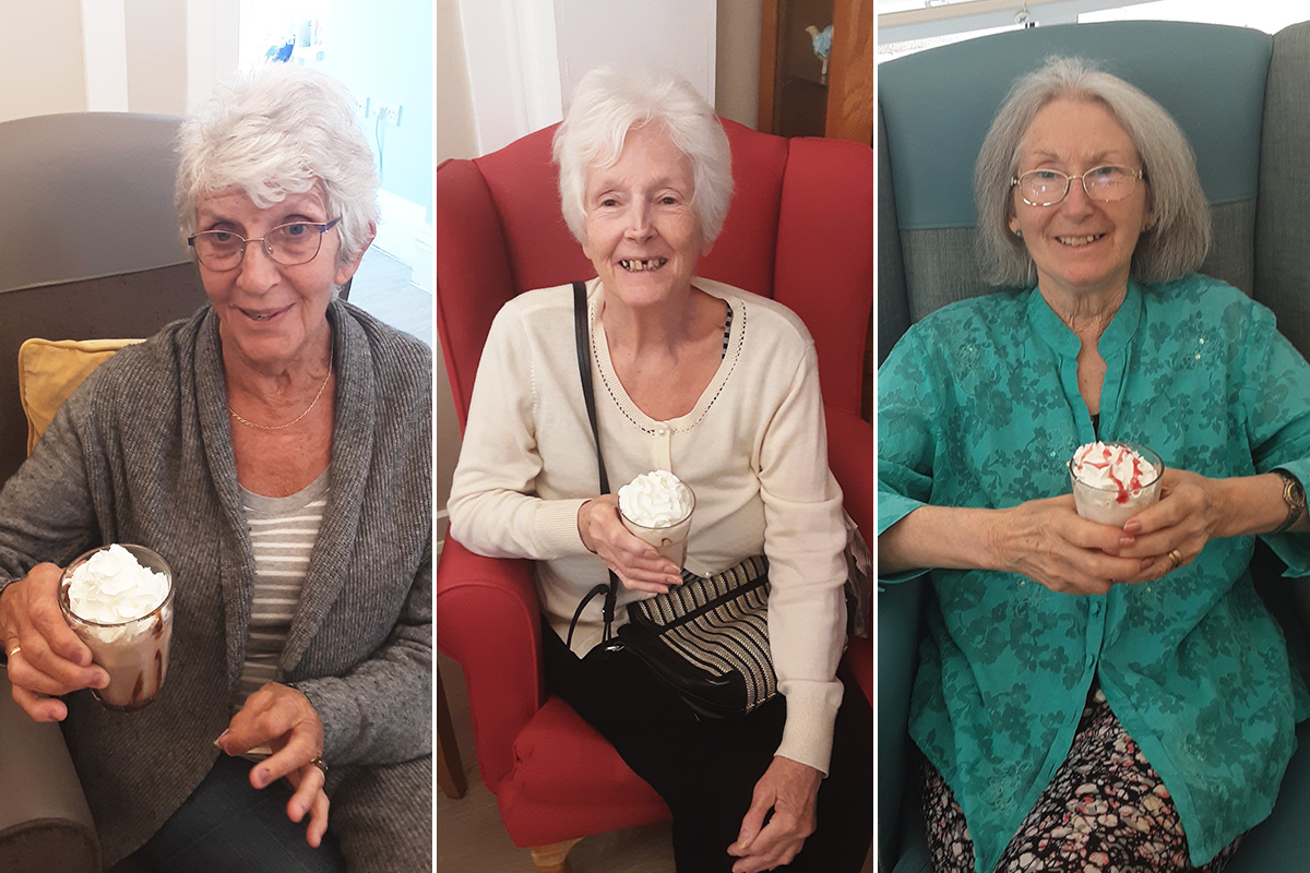 Woodstock Residential Care Home residents celebrate National Ice Cream Day