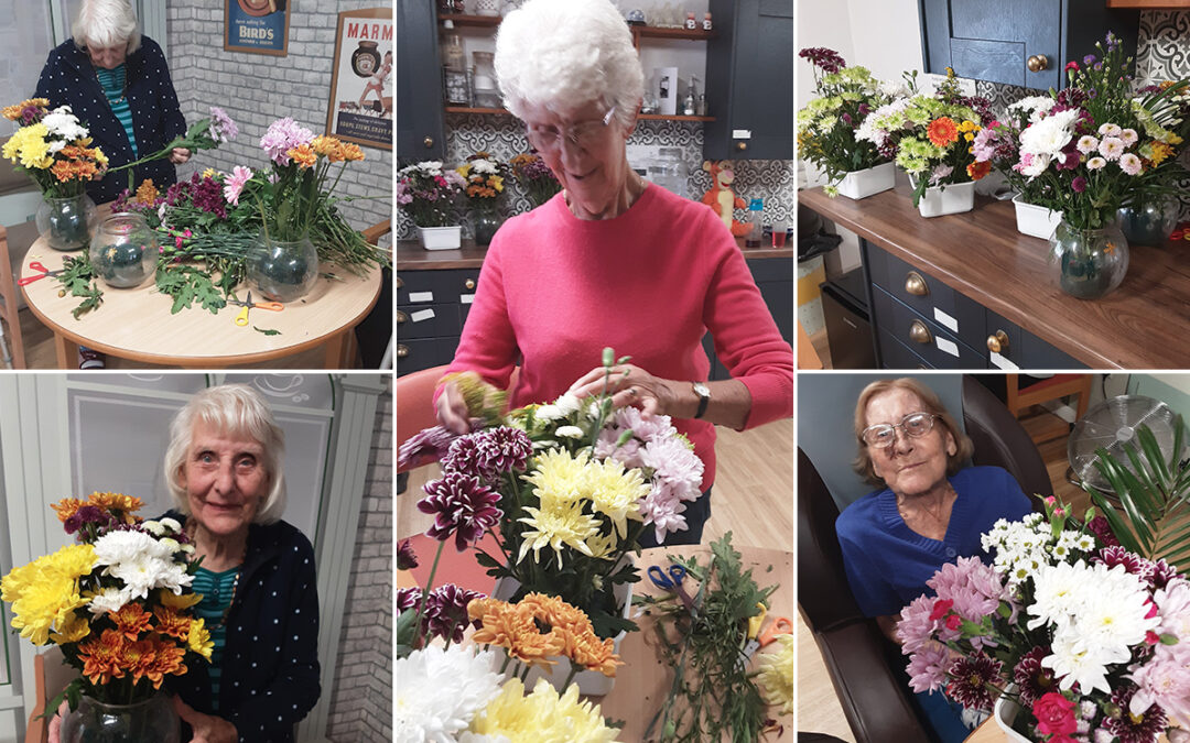 Beautiful blooms at Woodstock Residential Care Home