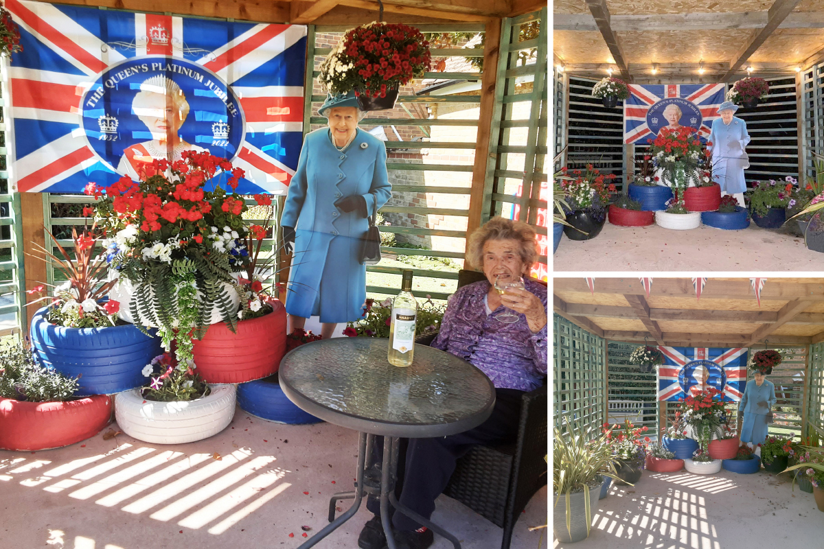 Woodstock Residential Care Home creates Right Royal Jubilee Garden